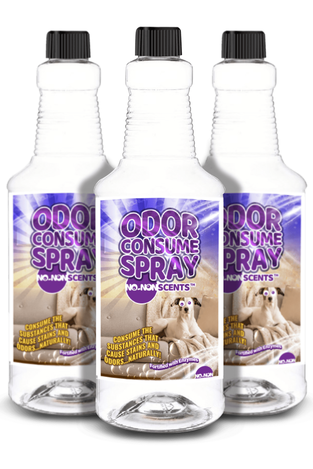 No-NonScents Odor Consume Soft Surface Spray - Quart