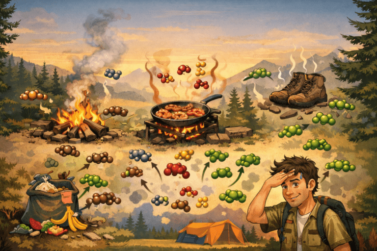 Odors in camping settings