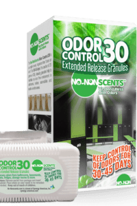 The components of an Odor Control 30 Day kit