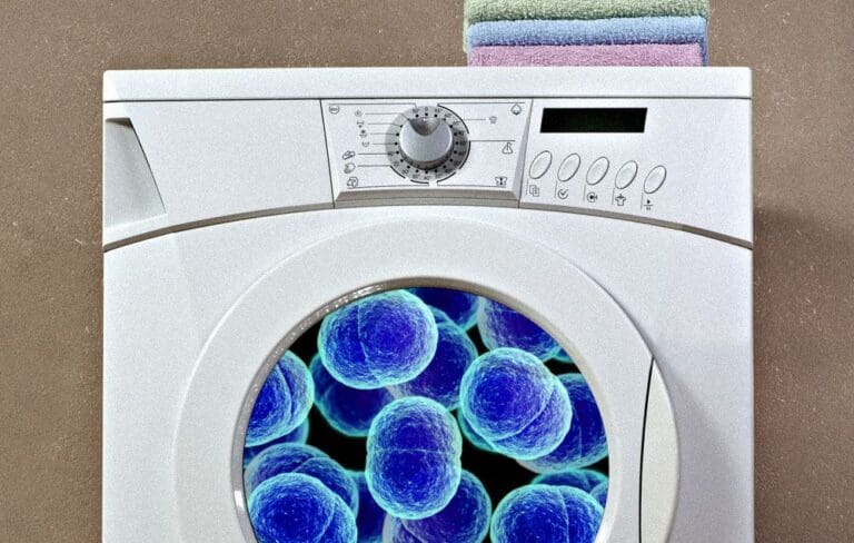 There is biofilm and germs in your washer