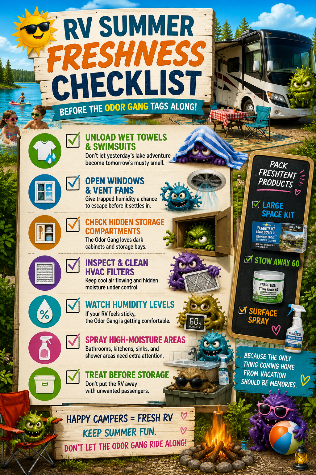 Summer RV checklist.