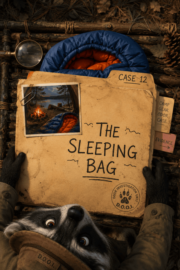 case file #12- Sleeping Bag odors